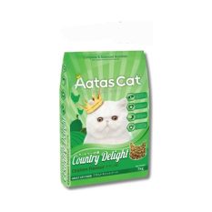 Aatas Cat Dry Food 7kg [Gourmet Delight/Ocean Delight/Seafood Delight] - Chicken (Green)