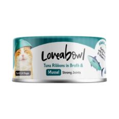 Loveabowl Tuna/Chicken Ribbons Cat Wet Food 80g - Tuna Mussel