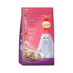 SmartHeart Dry Cat Food / Mackeral / Salmon / Hairball Control / Kitten dry food / 1.1kg - Seafood