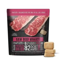Absolute Holistic Complete & Balanced Freeze Dried Raw Nuggets Dog Food 140z - Lamb/Beef/Pork/Duck/Salmon - Beef