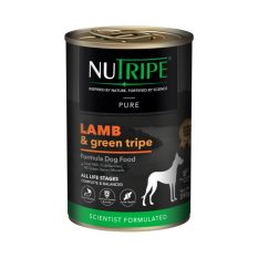 Nutripe Dog Can 390g | Tripe | Beef | Lamb | Salmon | Chi - lamb