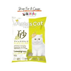 Aatas Cat Kuick Klump Cat Litter 10L - Lemongrass
