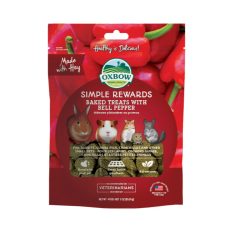 Oxbow Simple Reward Healthy Treats | Rabbit, Guinea Pig, Chinchillas & Other Small Animal - Bell Pepper