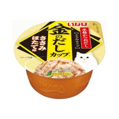 CIAO Cup Grilled / Pudding Tsurun / Jelly / Kinnodashi Cat Food (6cups) - Chkn Fillet Scallop