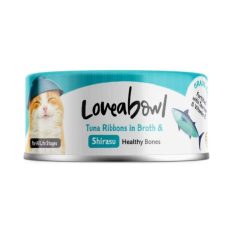Loveabowl Tuna/Chicken Ribbons Cat Wet Food 80g - Tuna Shirasu