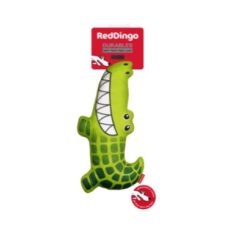 Red Dingo DURABLES Squeaky Toy for Dogs - Crocodile