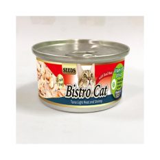 Bistro Cat Wet Food 80g (24 cans) - Tuna & Shrimp