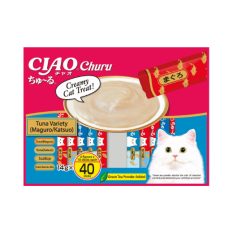 Ciao Churu Jumbo Mix Liquid Cat Treats (14g x 40's) - Tuna Maguro/Katsuo