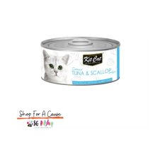 Kit Cat DEBONED Topper Canned Wet Food [MIXABLE - 24 cans x 80g] - Tuna & Scallop