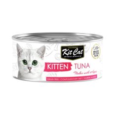 Kit Cat KITTEN Wet Food - Flakes / Mousse [24 cans x 70g ] - Tuna Flakes
