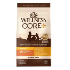 Wellness Core INDOOR Formula Grain-Free Dry Cat Food  (3 sizes)