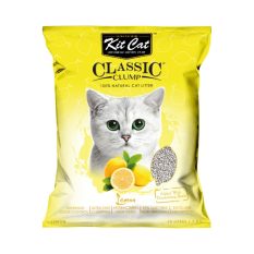 Kit Cat Classic Clump Litter Cat Sand 10L - Lemon